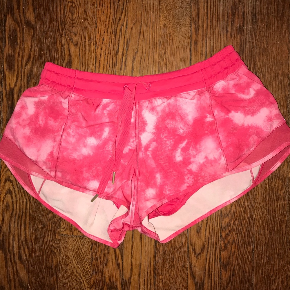 Hot Pink n White Lululemon Shorts!